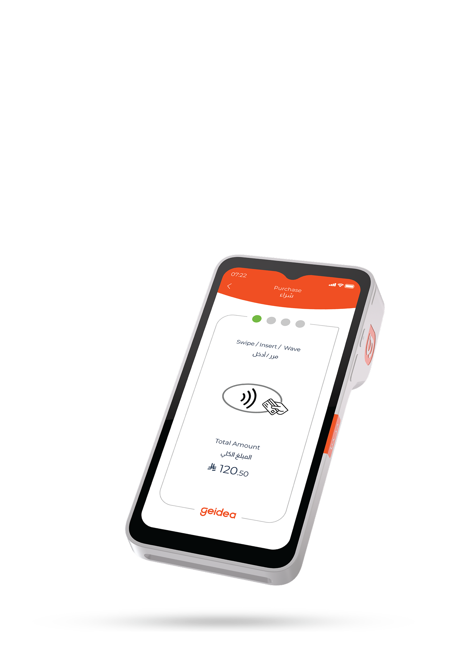 A phone screen showing a branded restaurant app
